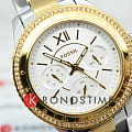 Fossil Fossil Stella  ES5107 кварцевые женские часы часы крупный план белый циферблата