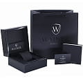 Wainer Wainer WA.10000-E кварцевые мужские часы часы крупный план черный циферблата