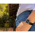 Pierre Lannier Pierre Lannier Multiples 009M633,  франция женские часы на браслете кожаный боковой вид