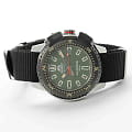Orient Orient M-Force RA-AC0N03E (RA-AC0N03E10B) механические мужские часы часы крупный план зеленый циферблата