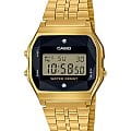 Casio Casio Vintage A159WGED-1DF  A159WGED-1DF кварцевые мужские часы  циферблат, браслет нержавеющая сталь — вид спереди