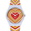 Swatch Swatch Gent Bioceramic Standard SO31S100  SO31S100 кварцевые мужские часы цветной циферблат, браслет силикон — вид спереди