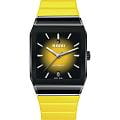 Rado Rado Anatom Automatic R10201259  R10201259 механические мужские часы желтый циферблат, браслет каучук — вид спереди