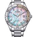 Citizen Citizen Eco-Drive FE6170-88D  FE6170-88D кварцевые женские часы перламутровый циферблат, браслет нержавеющая сталь — вид спереди