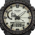 Casio Casio Pro Trek PRW-61LD-5 кварцевые мужские часы часы крупный план  циферблата