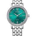 Citizen Citizen Elegance EL3100-55Z  EL3100-55Z кварцевые женские часы бирюзовый циферблат, браслет нержавеющая сталь — вид спереди