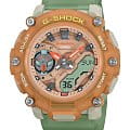 Casio Casio G-Shock GMA-S2200PE-5ADR  GMA-S2200PE-5ADR электронные женские часы  бежевый циферблат, браслет пластик — вид спереди