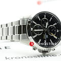 Casio Casio Edifice EFV-560D-1A мужские часы черный циферблат на запястье
