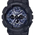 Casio Casio Baby-G BA-130-1A2DR (BA-130-1A2)  BA-130-1A2 кварцевые женские часы  циферблат, браслет пластик — вид спереди