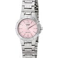 Casio Casio Collection LTP-1177A-4A1DF (LTP-1177A-4A1)  LTP-1177A-4A1 кварцевые женские часы розовый циферблат, браслет нержавеющая сталь — вид спереди