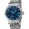 Epos Epos Ladies Diamonds 4390.152.20.86.30  4390.152.20.86.30 механические женские часы  синий циферблат, браслет нержавеющая сталь — вид спереди