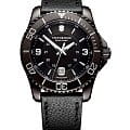 Victorinox Victorinox Maverick 241787  241787 кварцевые мужские часы черный циферблат, браслет кожаный — вид спереди