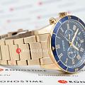 Citizen Citizen Chronograph AN8169-58L мужские часы синий циферблат на запястье