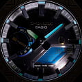 Casio Casio G-Shock GM-B2100LL-1A электронные мужские часы часы крупный план черный циферблата