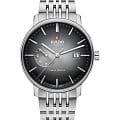 Rado Rado Coupole Classic Automatic Power Reserve R22878163 Classic R22878163 механические мужские часы  черный циферблат, браслет нержавеющая сталь — вид спереди