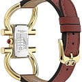 Salvatore Ferragamo Salvatore Ferragamo Gancini SFDO00419  швейцарские женские часы на браслете кожаный боковой вид