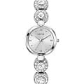 Guess Guess Bejeweled GW0757L1  GW0757L1 кварцевые женские часы  серебристый циферблат, браслет нержавеющая сталь — вид спереди