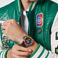 Philipp Plein Philipp Plein The Skull Carbon Fiber PWAAA2123  наручные мужские часы фото под углом.