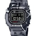Casio Casio G-Shock DW-5000SS-1DR (DW-5000SS-1) G-SQUAD DW-5000SS-1 электронные мужские часы черный циферблат, браслет пластик — вид спереди