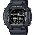 Casio Casio Collection MWD-110HB-1BV  MWD-110HB-1BV кварцевые мужские часы черный циферблат, браслет пластик — вид спереди