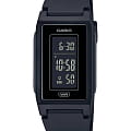 Casio Casio Collection LF-10WH-1DF (LF-10WH-1)  LF-10WH-1EF кварцевые женские часы  черный циферблат, браслет пластик — вид спереди