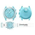 Swatch Swatch x Omega Bioceramic Moonswatch Mission to Uranus SO33L100, swatch x omega moonwatch швейцария женские часы на браслете нейлон боковой вид