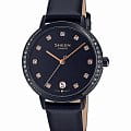 Casio Casio Sheen SHE-4056BL-1A  SHE-4056BL-1A кварцевые женские часы черный циферблат, браслет сталь с ip покрытием — вид спереди