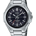 Casio Casio Collection MTP-RS100D-1AVDF (MTP-RS100D-1A)  MTP-RS100D-1A кварцевые мужские часы черный циферблат, браслет нержавеющая сталь — вид спереди
