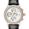 Tissot Tissot Bridgeport Automatic Valjoux 18K Gold T71.1.478.71 Bridgeport T71147871 механические женские часы перламутровый циферблат, браслет кожаный — вид спереди