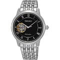Seiko Seiko SSA855J1  SSA855J1 механические женские часы черный циферблат, браслет  — вид спереди