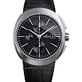 Rado Rado D-Star R15556155 Automatic R15556155 механические мужские часы серебристый циферблат, браслет кожаный — вид спереди