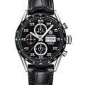 TAG Heuer TAG Heuer Carrera CV2A1R.FC6235  CV2A1R.FC6235 механические мужские часы  синий циферблат, браслет нержавеющая сталь — вид спереди
