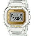 Casio Casio G-Shock GMD-S5600SG-7DR  GMD-S5600SG-7DR электронные мужские часы золотой циферблат, браслет пластик — вид спереди