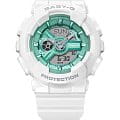 Casio Casio Baby-G BA-110XWS-7A женские часы зеленый циферблат на запястье