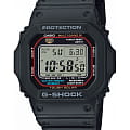 Casio Casio G-Shock GW-M5610U-1  GW-M5610U-1ER электронные мужские часы черный циферблат, браслет полимер — вид спереди