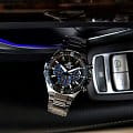 Casio Casio Edifice EFS-S520CDB-1B автокварц (кинетик) мужские часы часы крупный план  циферблата