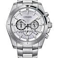 Citizen Citizen Chronograph AN8200-50A  AN8200-50A кварцевые мужские часы  серебристый циферблат, браслет нержавеющая сталь — вид спереди