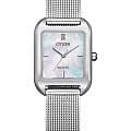 Citizen Citizen Eco-Drive EM0491-81D  EM0491-81D кварцевые женские часы перламутровый циферблат, браслет нержавеющая сталь — вид спереди