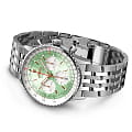 Breitling Breitling Navitimer B01 Chronograph 41 AB0139211L1A1 мужские часы зеленый циферблат на запястье