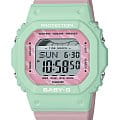 Casio Casio Baby-G BLX-565-3E  BLX-565-3E кварцевые женские часы розовый циферблат, браслет пластик — вид спереди