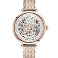 Pierre Lannier Pierre Lannier Automatic 313B928  313B928 механические женские часы серебристый циферблат, браслет нержавеющая сталь с pvd-покрытием — вид спереди