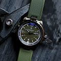 Victorinox Victorinox 241595 кварцевые мужские часы часы крупный план зеленый циферблата