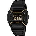 Casio Casio G-Shock DW-5600P-1E DW-5600 DW-5600P-1E электронные мужские часы черный циферблат, браслет пластик — вид спереди