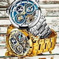Stuhrling Stuhrling Luciano 371B.03  — задняя крышка сталь металл корпуса американские часы