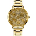 Guess Guess Trend GW0670L2  GW0670L2 кварцевые женские часы золотой циферблат, браслет сталь с ip покрытием — вид спереди