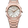 D1 Milano D1 Milano Ultra Thin UTBL20  UTBL20 кварцевые женские часы  перламутровый циферблат, браслет нержавеющая сталь с pvd-покрытием — вид спереди