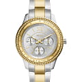 Fossil Fossil Stella  ES5107  ES5107 кварцевые женские часы белый циферблат, браслет сталь с ip покрытием — вид спереди