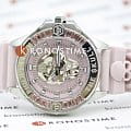 Philipp Plein Philipp Plein The Skull PWNAA1123 кварцевые женские часы часы крупный план розовый циферблата