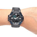 Casio Casio G-Shock GA-1000-2B электронные мужские часы часы крупный план черный циферблата