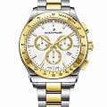 Jacques Philippe Jacques Philippe Classicus JPQGC707328  JPQGC707328 кварцевые мужские часы  белый циферблат, браслет нержавеющая сталь с ip-покрытием — вид спереди